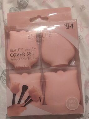 Estelle Beauty Pink Brush Cover Set - 4 Pack